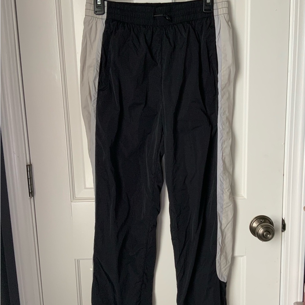 Women’s Black and White/Cream Track Pants